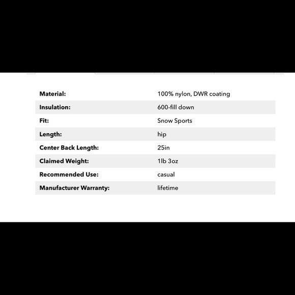 MOUNTAIN HARDWEAR GLACIAL STORM BLACK JACKET - Picture 3 of 9